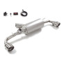 Silencieux arrière duplex en inox g/d avec sortie ronde Sport Line 114 mm avec valve électrique intégrée. Contrôle de la valv...