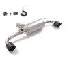 Silencieux arrière duplex en inox g/d avec sortie ronde Carbon Shot 118 mm avec valve électrique intégrée. Contrôle de la val...