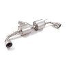 Silencieux arrière duplex en inox g/d avec sortie ronde Sport Line 114 mm Ligne avec diamètre majoré 70 mm