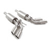 Silencieux arrière duplex en inox g/d avec 2 sortie ovale 108x70 mm avec valves integrées.Les valves sont contrôlées par le m...
