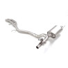 Tube intermédiaire groupe n sans silencieux en inox + Silencieux arrière duplex en inox avec valve integrées.La valve est con...
