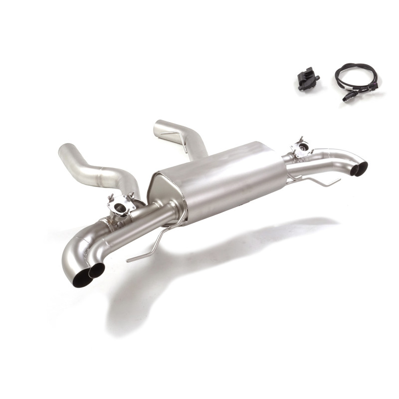 Silencieux arrière duplex en inox pour sortie esthétiques originaux avec valves integrées.Les valves sont contrôlées par le m...