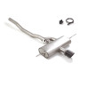 Silencieux arrière en inox avec sortie Carbon Shot centrales 100 mm avec valve integrées.La valve est contrôlée par le moteur...