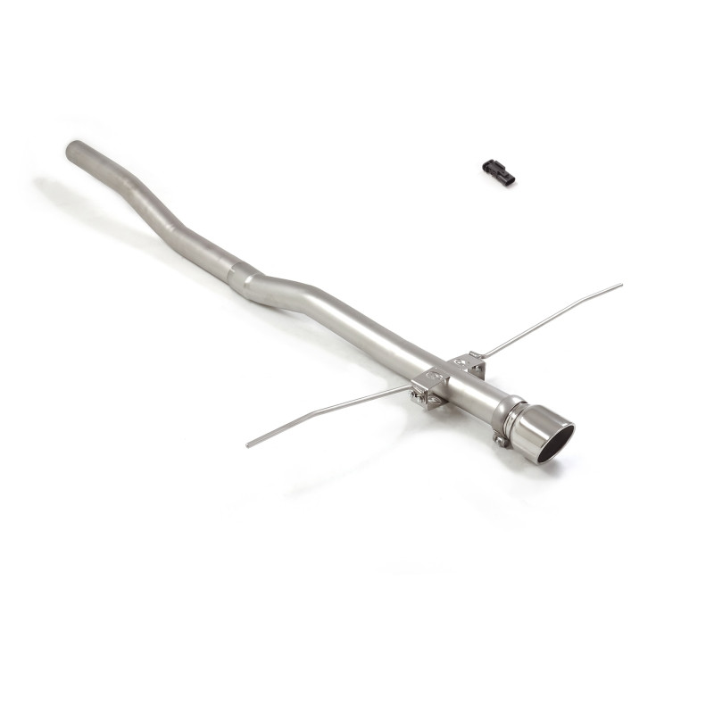 Tube arrière groupe n en inox avec sortie Sport Line centrales 102 mm Exclusion de la valve OEM. L'actionneur de la valve d'o...