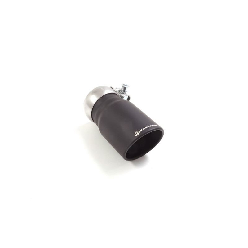 Sortie d'échappement ronde Sport Line Black 80 mm diamètre intérieur du tube d'entrée 50,5 mm longueur 160 mm