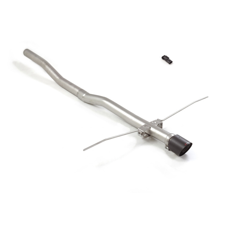Tube arrière groupe n en inox avec sortie Carbon Shot centrales 100 mm Exclusion de la valve OEM. L'actionneur de la valve d'...