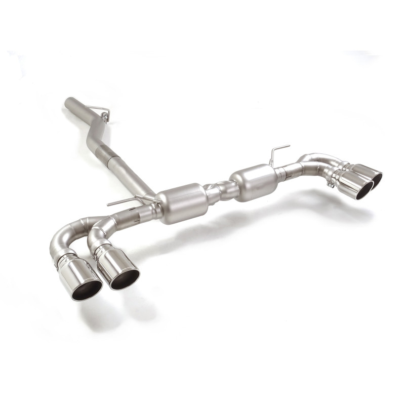 Silencieux arrière duplex en inox g/d avec 2 sortie ronde Sport Line 102 mm Seulement pour la version sans SCR / AdBlue Ligne...