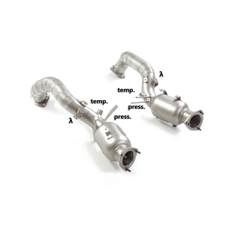 Tubes remplacement filtres OPF / GPF groupe n en inox Gauche/Droite. Ligne avec diamètre majoré 70 mm Reprogrammation des mod...