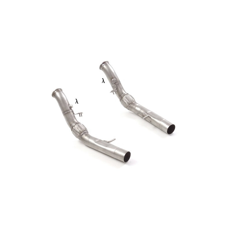Tube remplacement cat groupe n en inox Ligne avec diamètre majoré 76 mm Reprogrammation des modules électroniques nécessaire