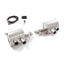 Silencieux arrière duplex en inox pour sortie esthétiques originaux Avec valves à dépression. Avec kit supplémentaire pour la...