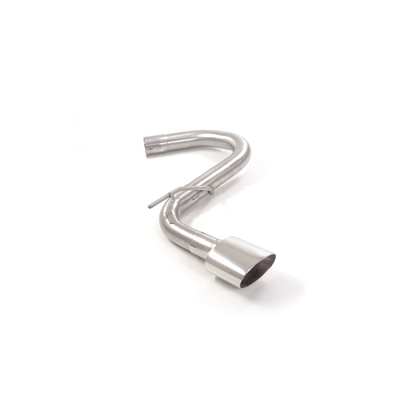 Tubes arrière group n en inox avec 1 sortie ovale Sport Line 135x90 mm Ligne avec diamètre majoré 60 mm