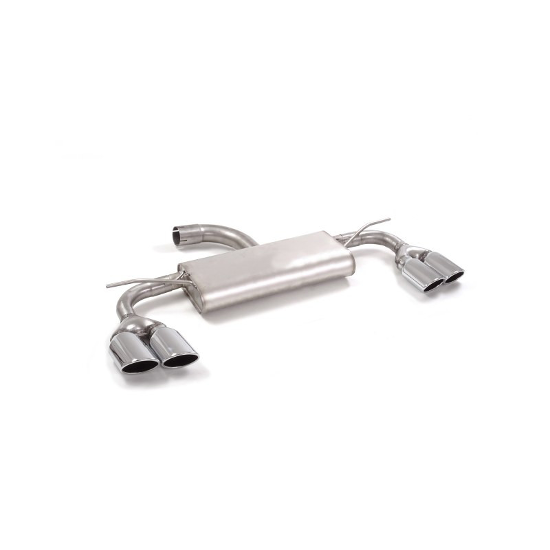 Silencieux arrière duplex en inox g/d avec 2 sortie ovale 108x70 mm Seulement par version avec SCR / AdBlue mot. DGT (1598cc)...