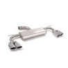 Silencieux arrière duplex en inox g/d avec 2 sortie ovale 108x70 mm Seulement par version avec SCR / AdBlue mot. DGT (1598cc)...