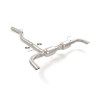 Silencieux arrière duplex en inox pour sortie esthétiques originaux Ligne avec diamètre majoré 70 mm Compatible uniquement po...