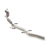 Metal 200cpsi Group N stainless steel catalytic converter with OPF / GPF filter removal. Line with oversized 76 mm diameter