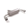 Silencieux arrière duplex en inox g/d avec sortie ronde Sport Line 102 mm Ligne avec diamètre majoré 70 mm
