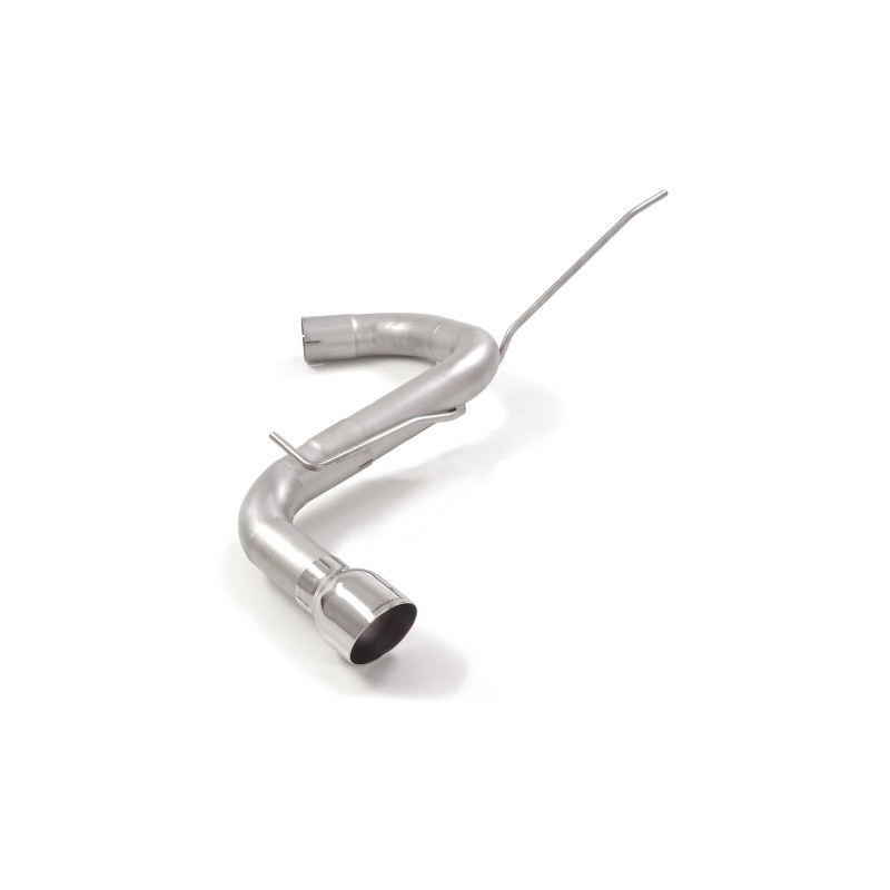 Tubes arrière group n en inox avec 1 sortie ronde Sport Line 102 mm Ligne avec diamètre majoré 70 mm
