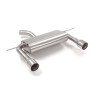 Silencieux arrière duplex en inox g/d avec sortie ronde 102 mm Ligne avec diamètre majoré 70 mm