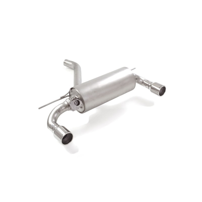 Silencieux arrière duplex en inox g/d avec sortie ronde 90 mm avec valve integrées.La valve est contrôlée par le moteur des v...