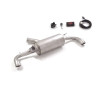 Silencieux arrière duplex groupe n en inox g/d avec sortie ronde 70 mm avec valve électrique intégrée. Contrôle de la valve a...