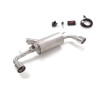 Silencieux arrière duplex groupe n en inox g/d avec sortie ronde Sport Line 102 mm avec valve électrique intégrée. Contrôle d...