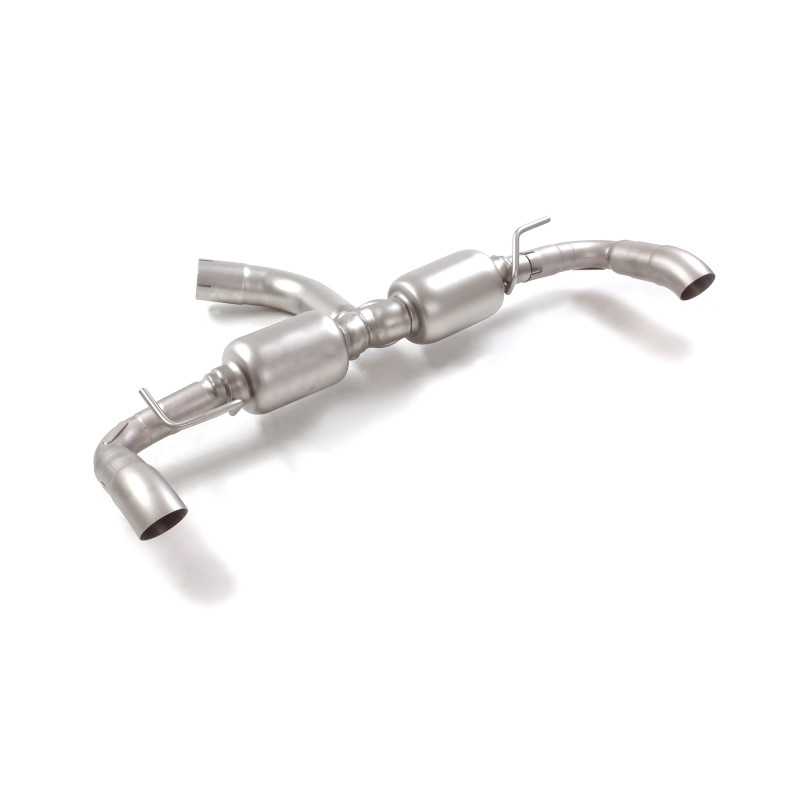 Silencieux arrière duplex groupe n en inox g/d avec sortie ronde 70 mm Ligne avec diamètre majoré 70 mm
