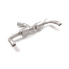 Silencieux arrière duplex groupe n en inox g/d avec sortie ronde 70 mm Ligne avec diamètre majoré 70 mm