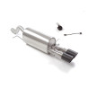 Silencieux arrière en inox avec 2 sorties rondes Carbon Shot 90 mm avec valve integrées.La valve est contrôlée par le moteur...