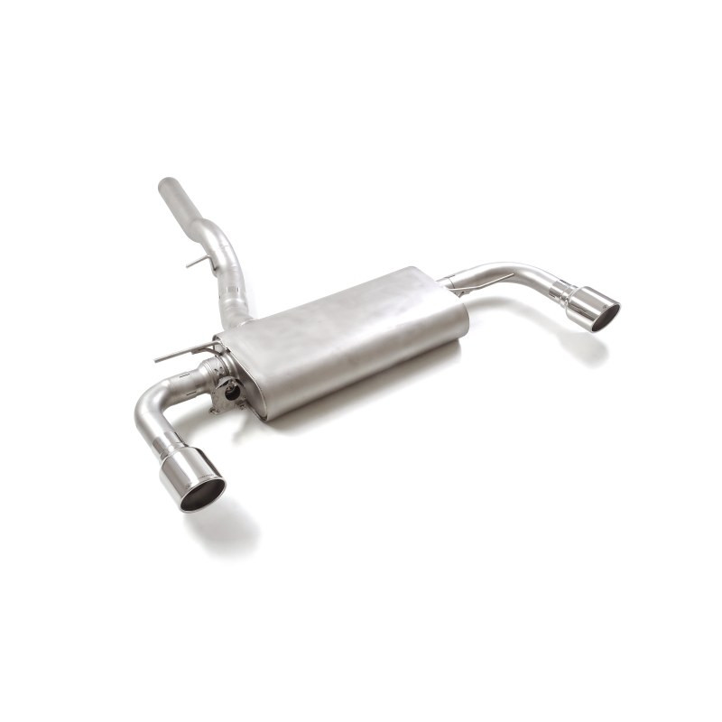 Silencieux arrière duplex en inox g/d avec sortie ronde Sport Line 102 mm avec valve integrées.La valve est contrôlée par le...