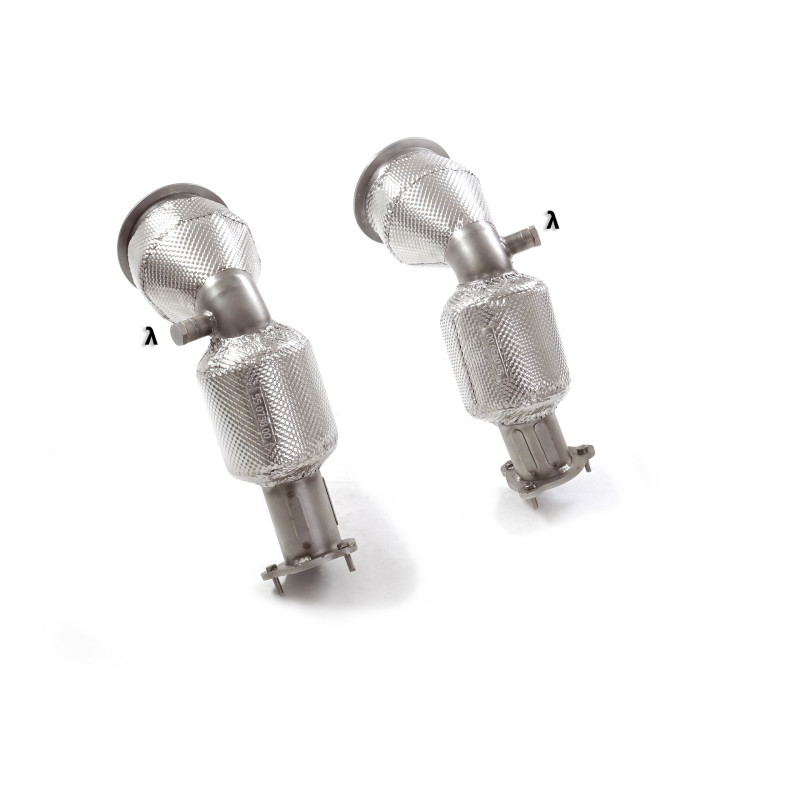 Tube remplacement cat groupe n en inox Gauche/Droite Reprogrammation des modules électroniques nécessaire