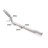 Volkswagen T5 Caravelle / Multivan (typ 7H) 2003-2016 - Tube remplacement filtre à particules Ragazzon