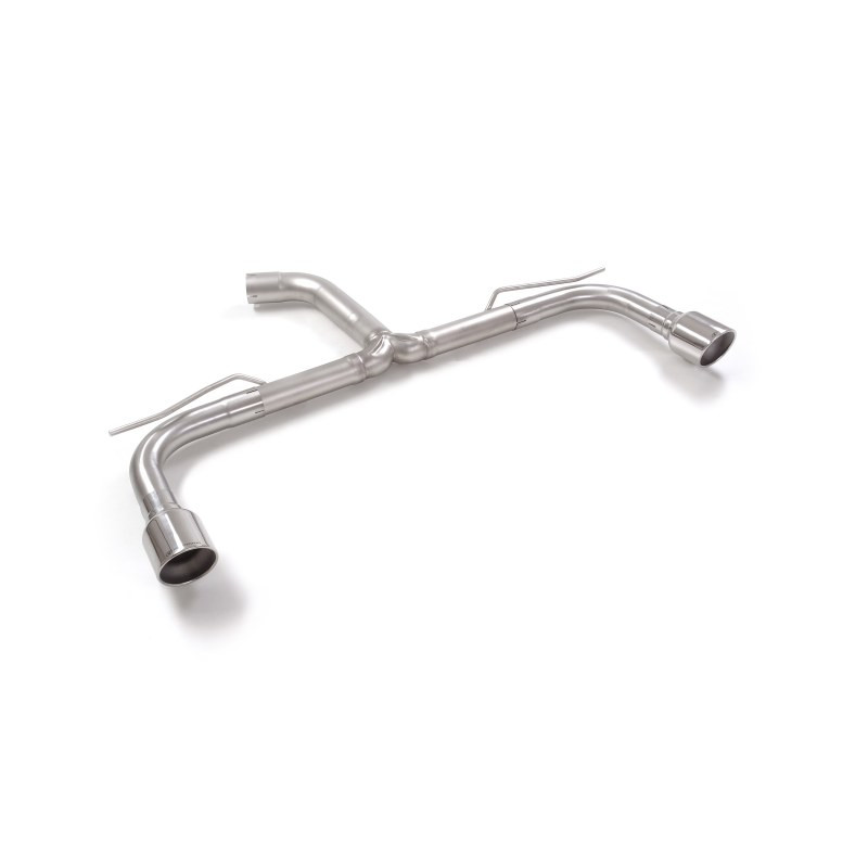 Tube arrière groupe n duplex en inox g/d avec 1 sortie ronde Sport Line 102 mm Ligne avec diamètre majoré 70 mm