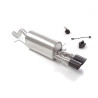 Silencieux arrière en inox avec 2 sorties rondes Carbon Shot 90 mm Avec valve intégrée. Le contrôle de la valve s'effectue à...