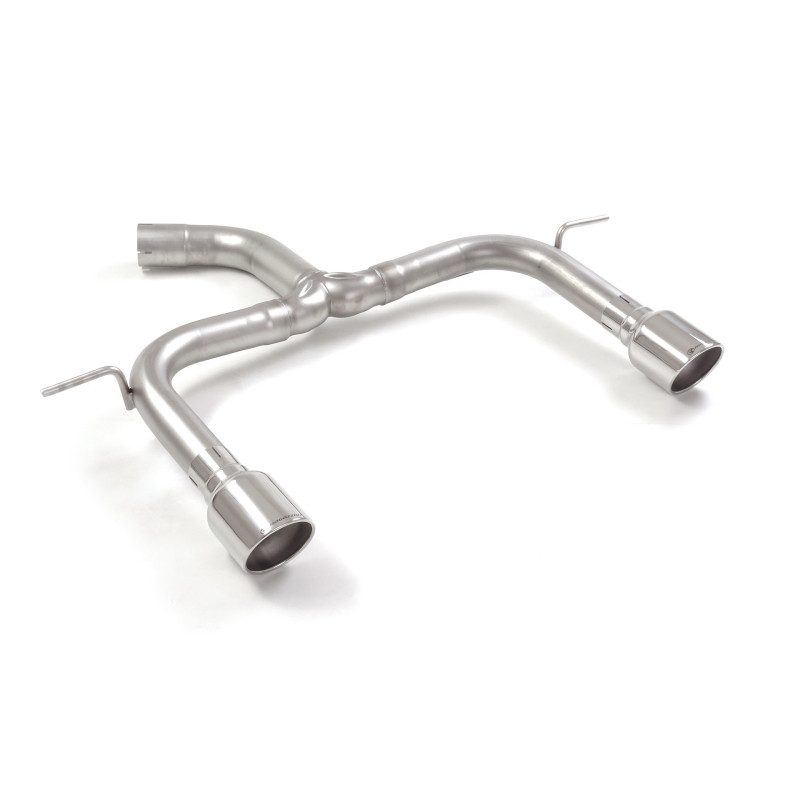 Tube arrière groupe n duplex en inox g/d avec 1 sortie ronde Sport Line 102 mm Ligne avec diamètre majoré 70 mm