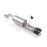 Silencieux arrière groupe n en inox avec 2 sorties rondes Carbon Shot 90 mm Exclusion de la valve OEM. Pour éviter l’allumage...