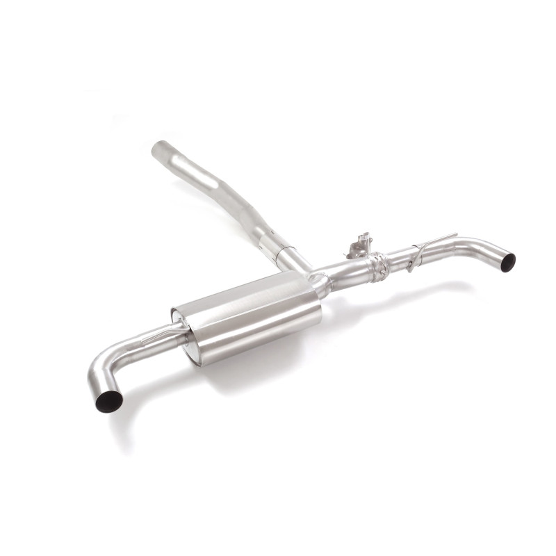 Silencieux arrière duplex en inox pour sortie esthétiques originaux avec valve integrées.La valve est contrôlée par le moteur...
