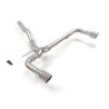 Tube arrière groupe n duplex en inox g/d avec 1 sortie ronde Sport Line 102 mm Exclusion de la valve OEM. L'actionneur de la...