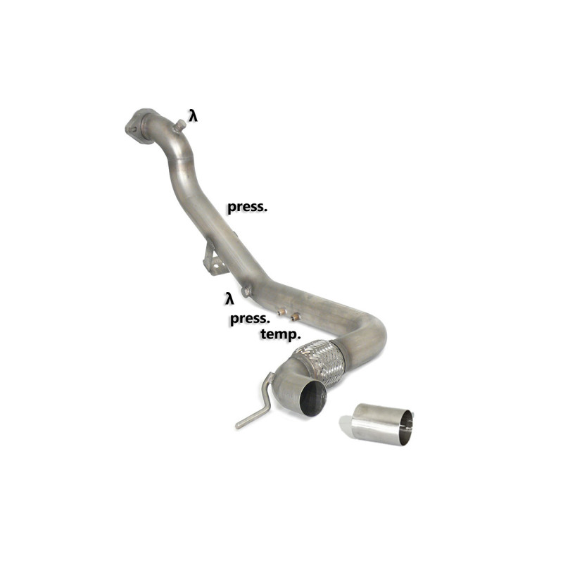 Ford Mustang Mk6 2015-2023 - Tube remplacement catalyseur Ragazzon