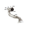 Audi A4 (typ F4 - B9) et + - Tube remplacement catalyseur Ragazzon