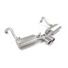 Silencieux arrière duplex en inox g/d avec sortie ronde Sport Line 102 mm Avec valves à dépression.