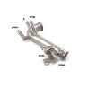 Volkswagen T5 Caravelle / Multivan (typ 7H) 2003-2016 - Tube remplacement catalyseur Ragazzon