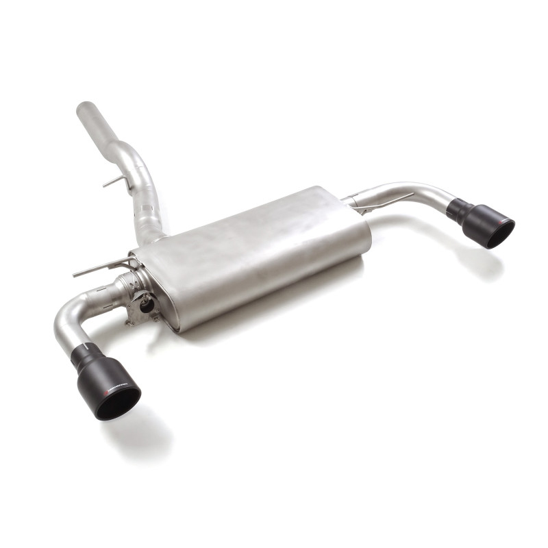 Silencieux arrière duplex en inox g/d avec sortie ronde Sport Line Black 102 mm avec valve integrées.La valve est contrôlée p...