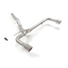 Tube arrière groupe n duplex en inox g/d avec 1 sortie ronde Sport Line 102 mm Exclusion de la valve OEM. L'actionneur de la...