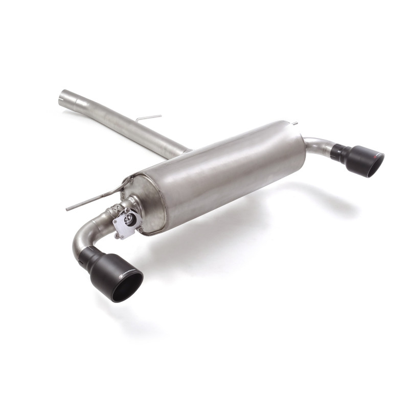 Silencieux arrière duplex en inox g/d avec sortie ronde Sport Line Black 102 mm avec valve integrées.La valve est contrôlée p...