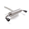 Silencieux arrière duplex en inox g/d avec sortie ronde Sport Line Black 102 mm avec valve integrées.La valve est contrôlée p...