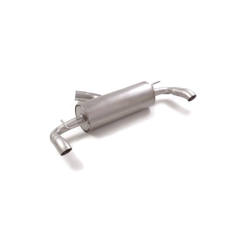 Silencieux arrière duplex en inox g/d avec sortie ronde 70 mm Ligne avec diamètre majoré 70 mm Ragazzon Toyota Yaris GR 2020 à