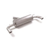 Silencieux arrière duplex en inox g/d avec sortie ronde 70 mm Ligne avec diamètre majoré 70 mm Ragazzon Toyota Yaris GR 2020 à
