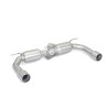 Silencieux arrière duplex en inox g/d avec sortie ronde 90 mm Ragazzon BMW Série4 F32-F33-F36 2013 à 2020