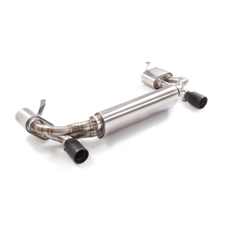 Silencieux arrière duplex en inox g/d avec sortie ronde Black 102 mm Ragazzon Porsche 911 (964) 1989 à 1994
