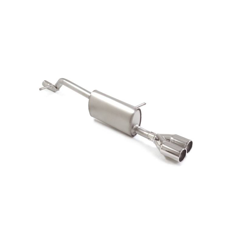 Silencieux arrière en inox avec 2 sorties rondes 80 mm décalées Ragazzon Alfa Romeo Junior(966) 2024 à
